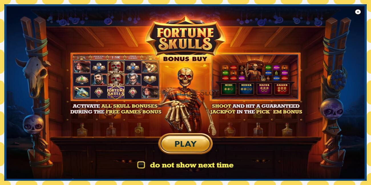 Demo slot Fortune Skulls Bonus Buy free and without registration, picture - 1