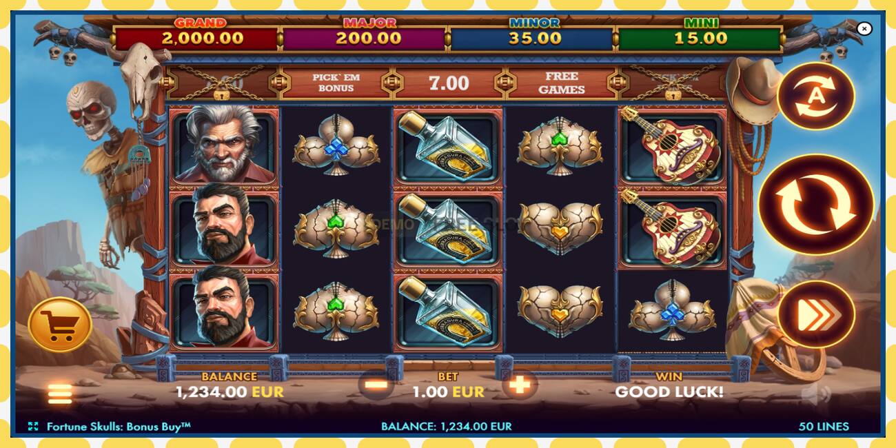 Demo slot Fortune Skulls Bonus Buy free and without registration, picture - 1