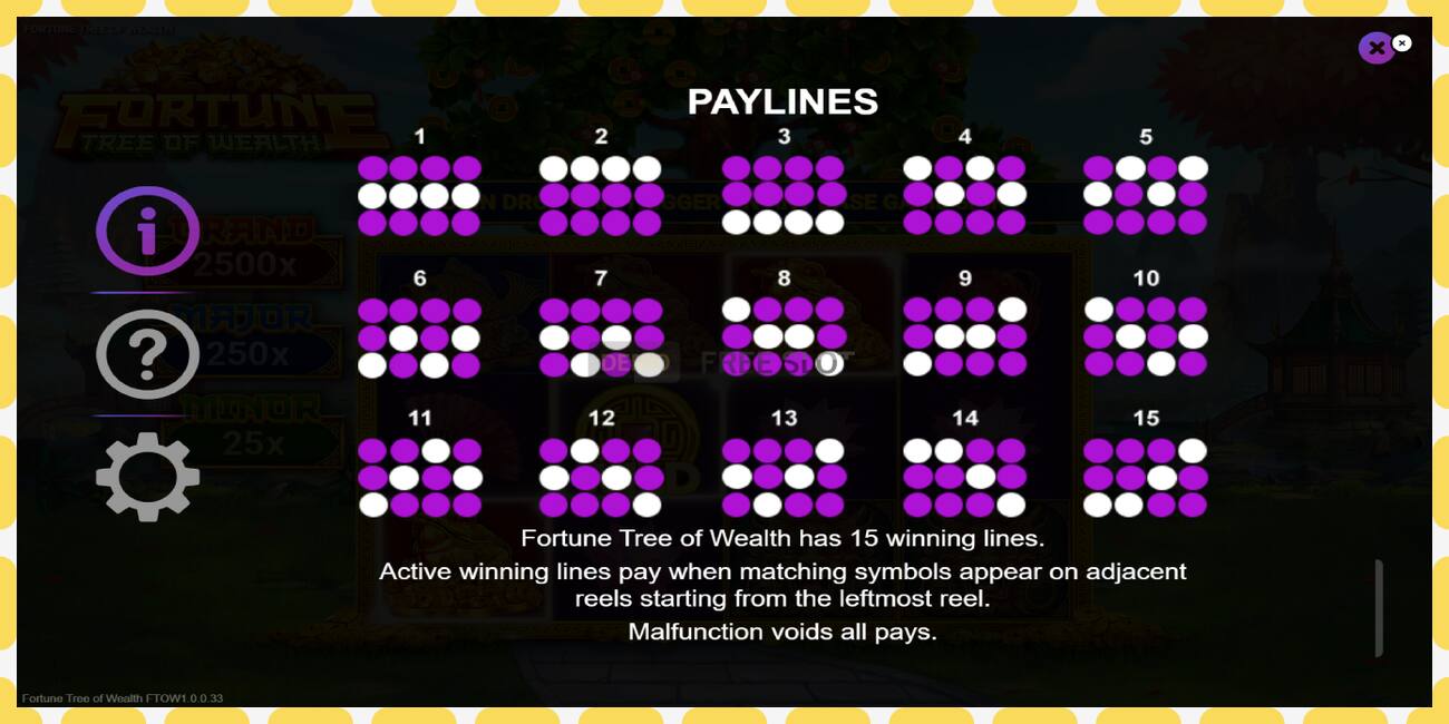 Demo slot Fortune Tree of Wealth free and without registration, picture - 1