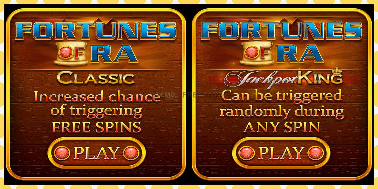 Demo slot Fortunes of Ra free and without registration, picture - 1