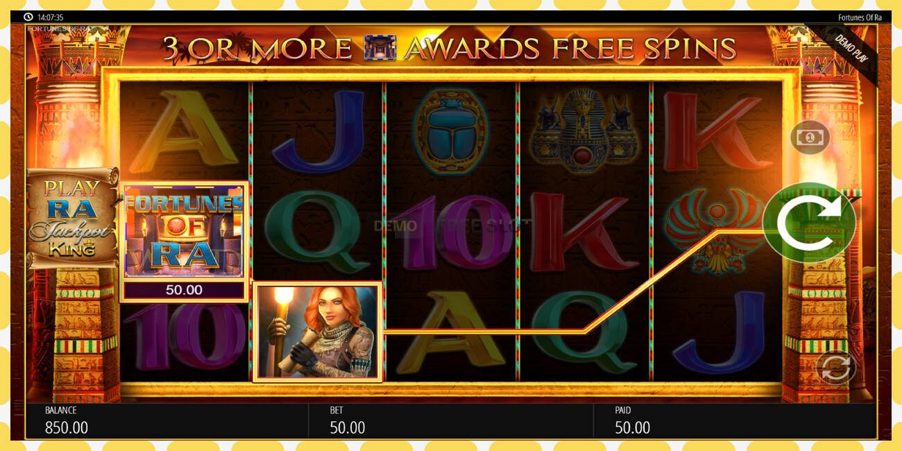 Demo slot Fortunes of Ra free and without registration, picture - 1