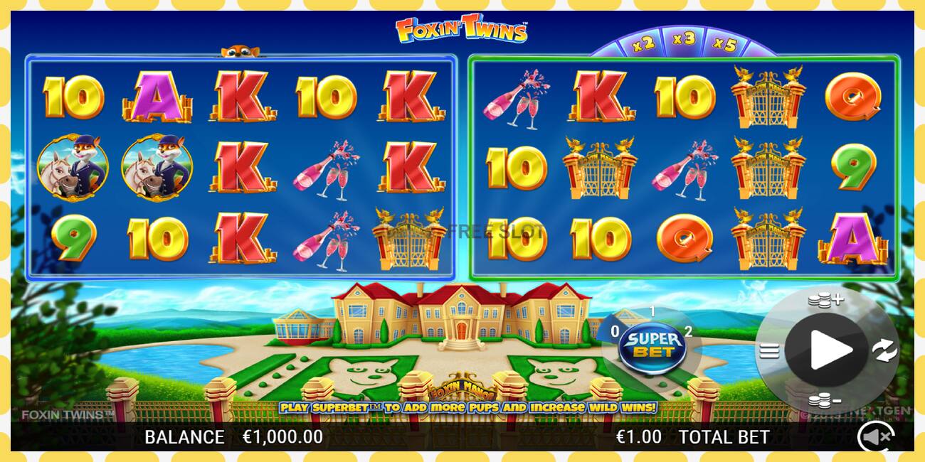 Slot dimostrativo Foxin Twins gratuito e senza registrazione, immagine - 1