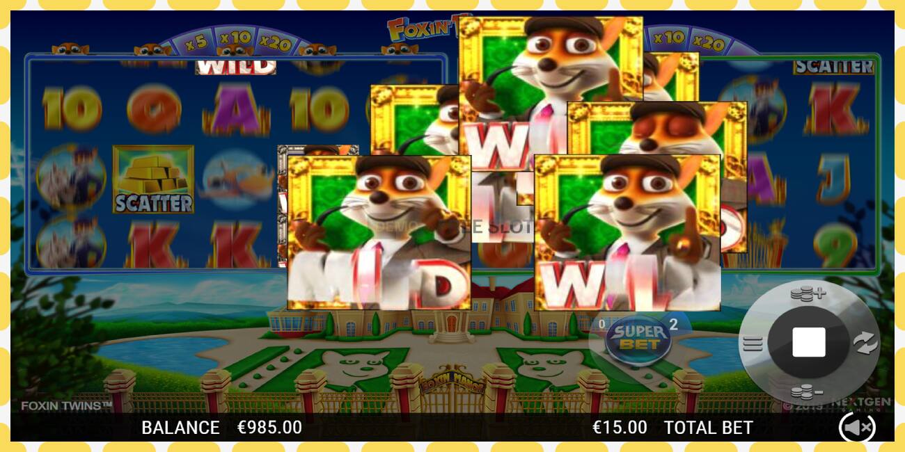 Slot dimostrativo Foxin Twins gratuito e senza registrazione, immagine - 1