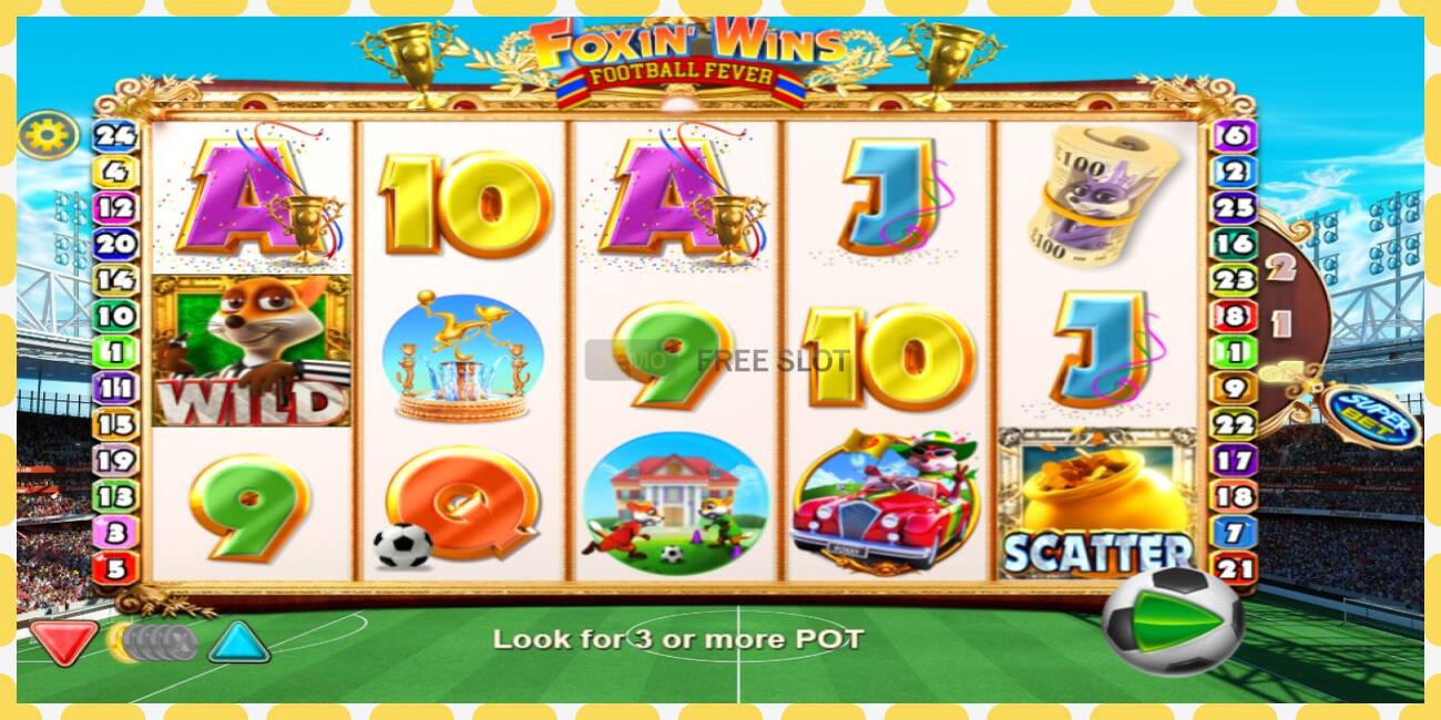 Demo slot Foxin Wins Football Fever free and without registration, picture - 1