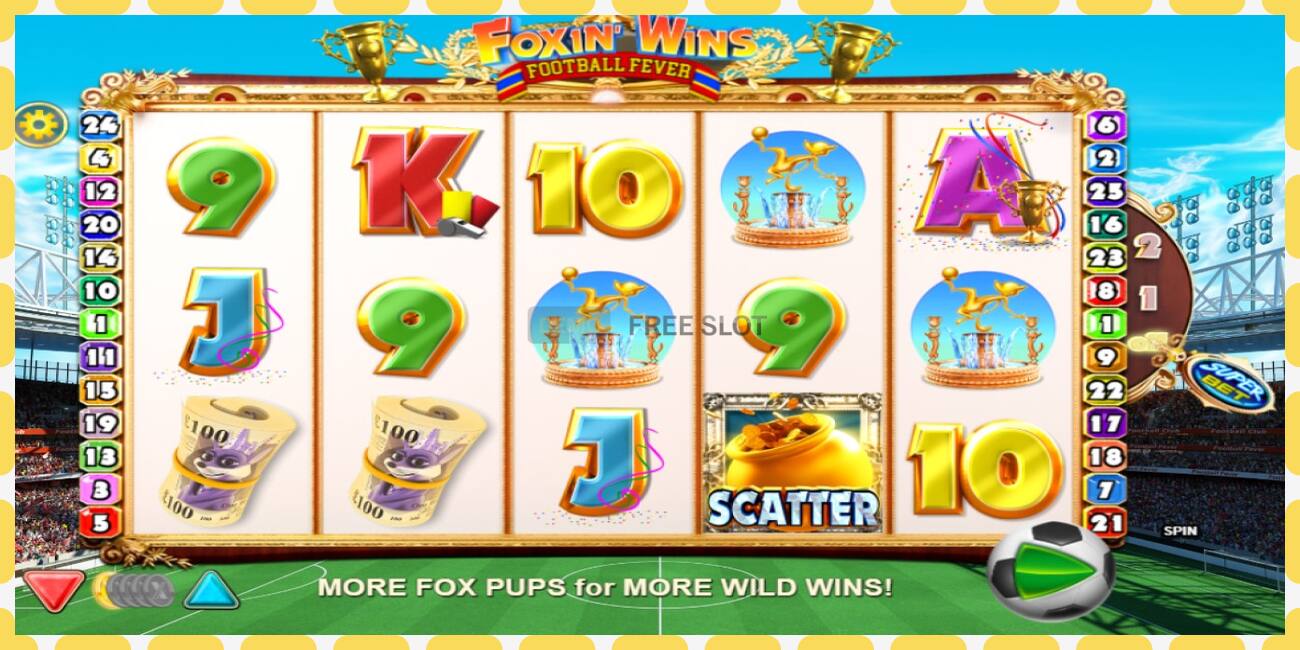 Demo slot Foxin Wins Football Fever free and without registration, picture - 1