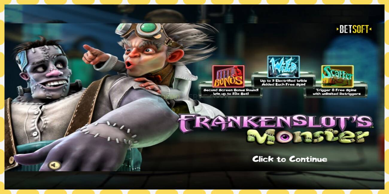 Demo slot Frankenslots Monster free and without registration, picture - 1