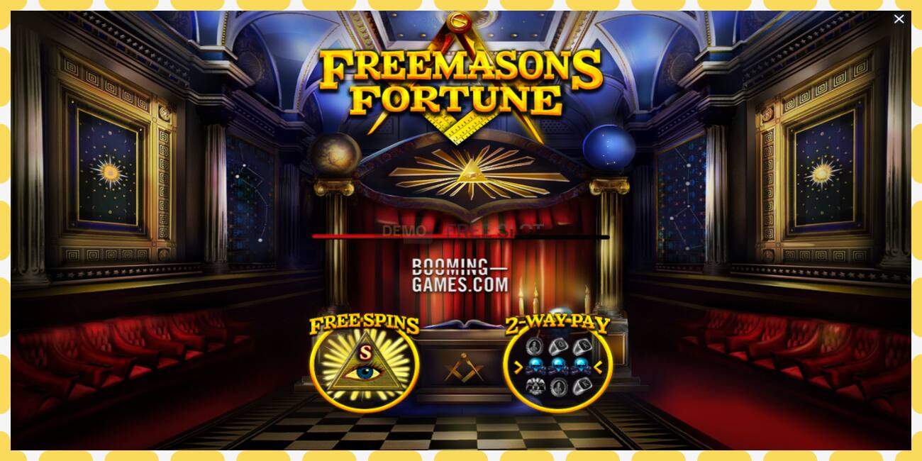 Υποδοχή επίδειξης Freemasons Fortune δωρεάν και χωρίς εγγραφή, εικόνα - 1