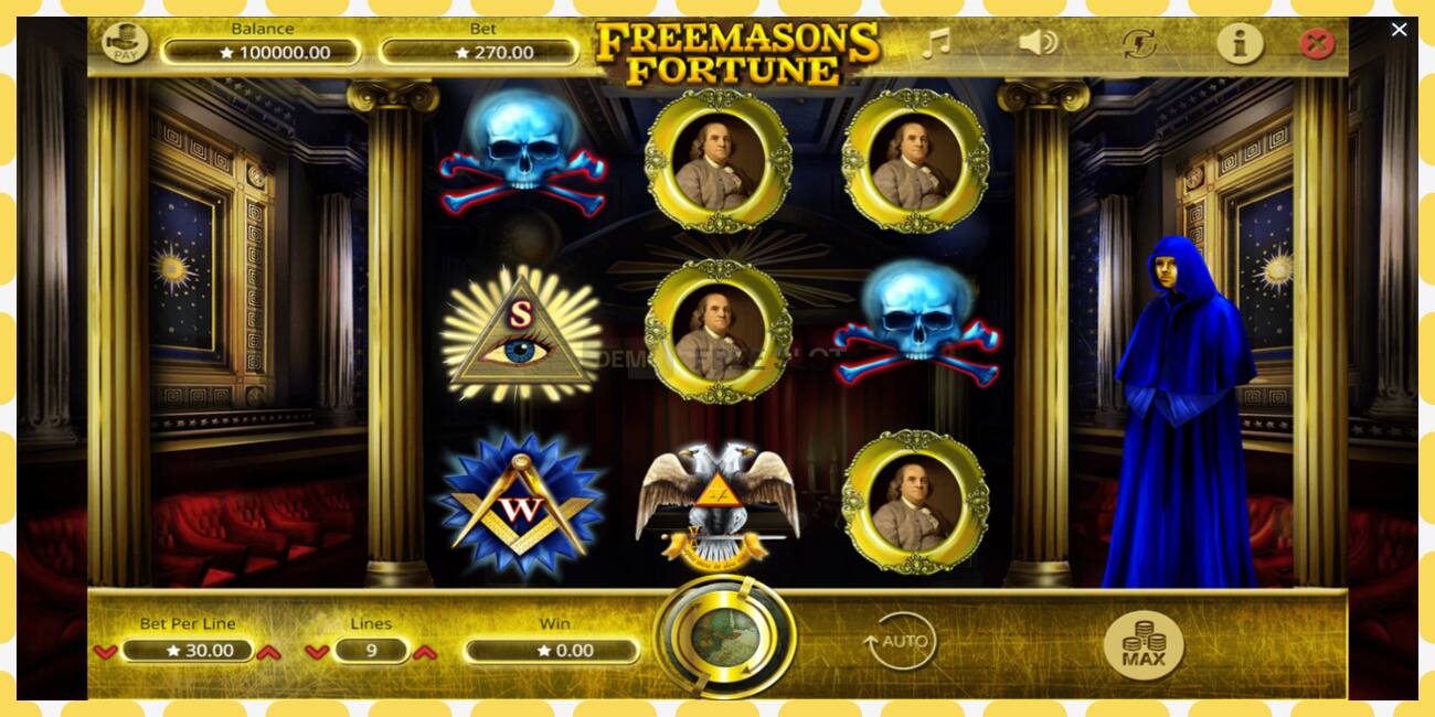 Υποδοχή επίδειξης Freemasons Fortune δωρεάν και χωρίς εγγραφή, εικόνα - 1