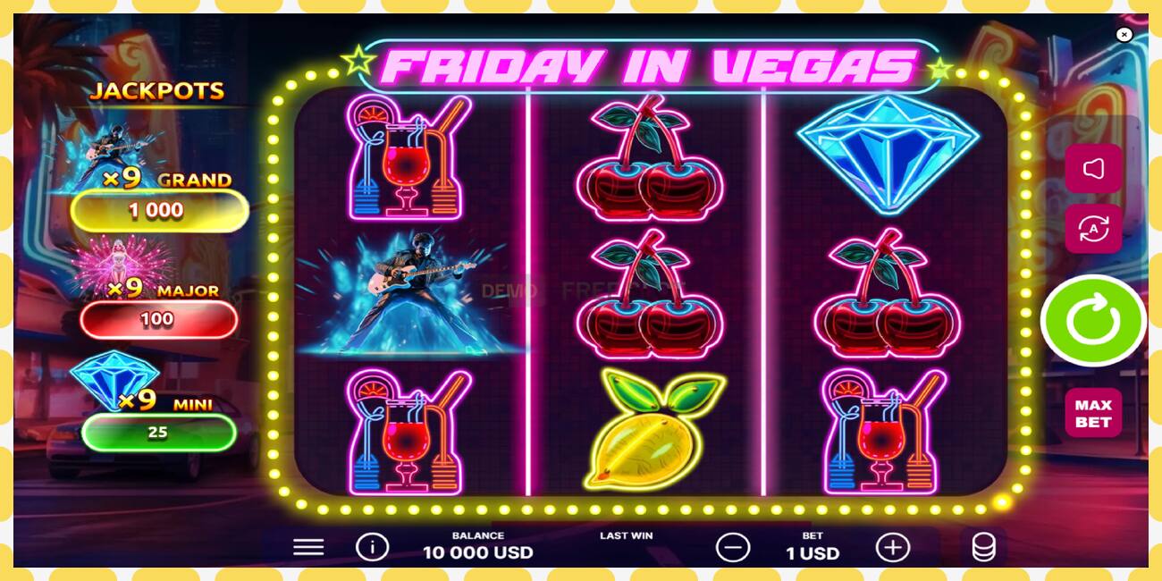 Demo slot Friday in Vegas free and without registration, picture - 1