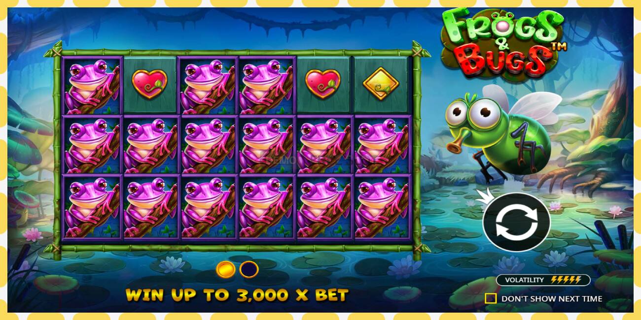 Demo slot Frogs & Bugs free and without registration, picture - 1