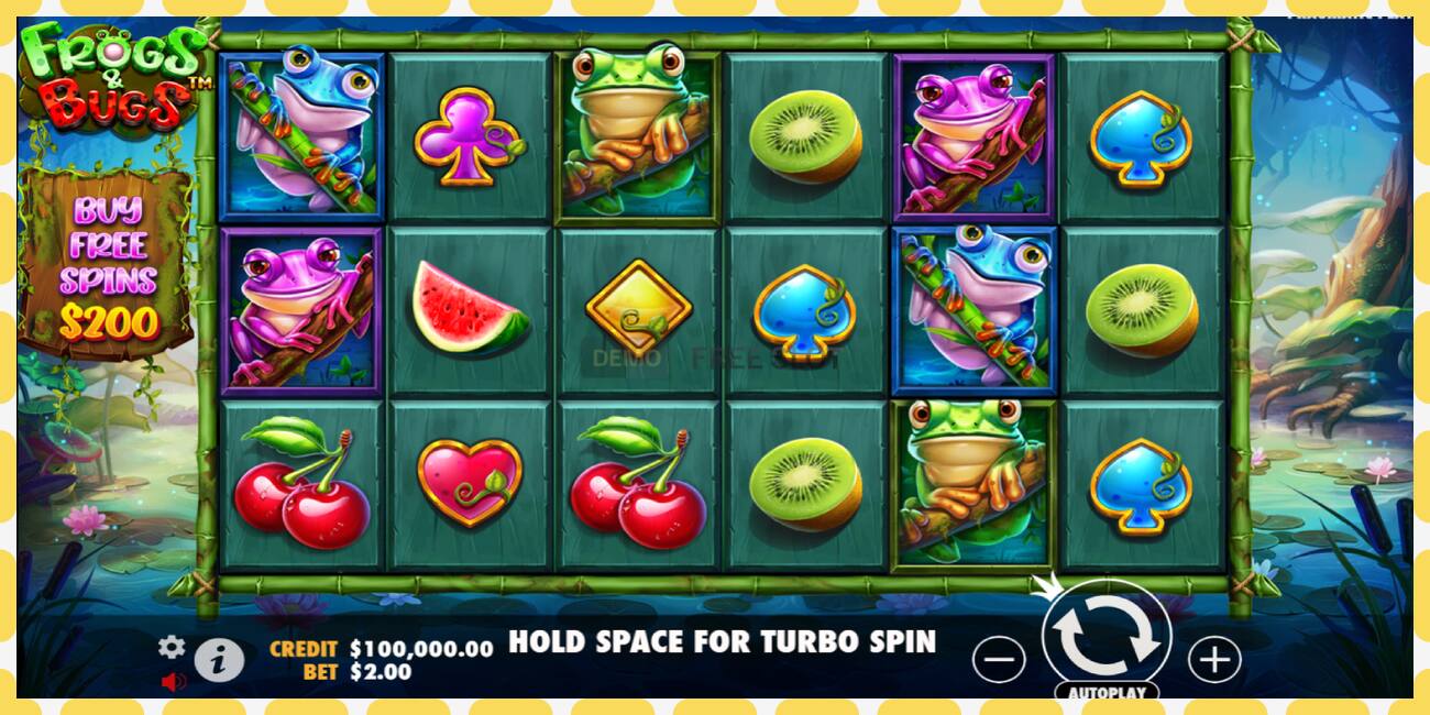 Demo slot Frogs & Bugs free and without registration, picture - 1