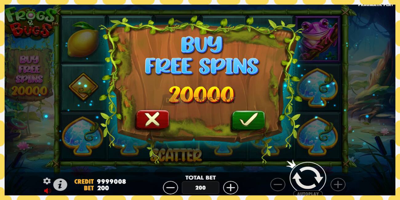 Demo slot Frogs & Bugs free and without registration, picture - 1