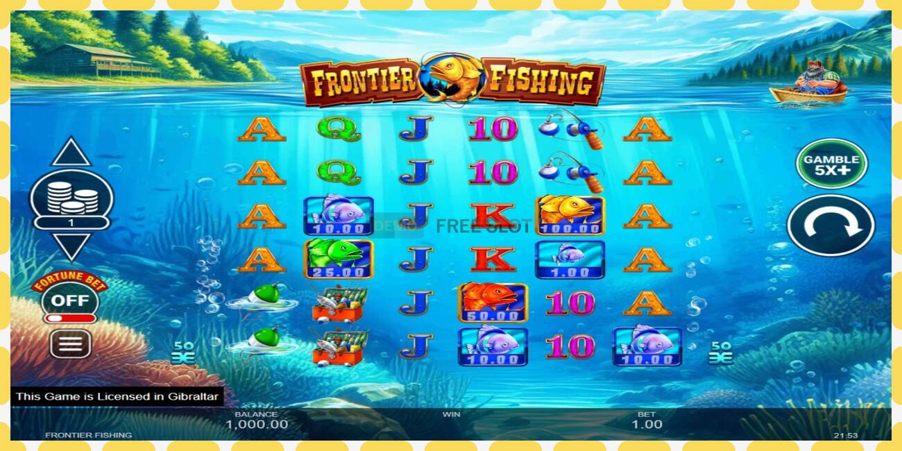 Demo slots Frontier Fishing bezmaksas un bez reģistrācijas, attēlu - 1