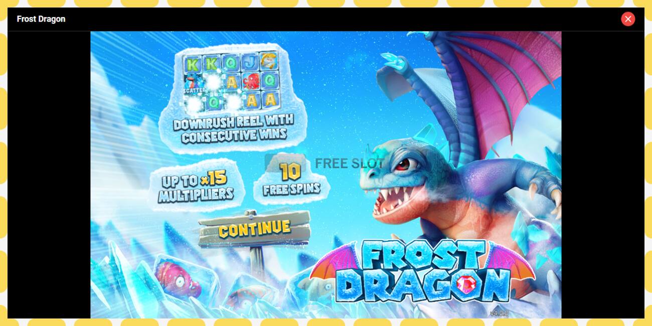 Demo slot Frost Dragon free and without registration, picture - 1