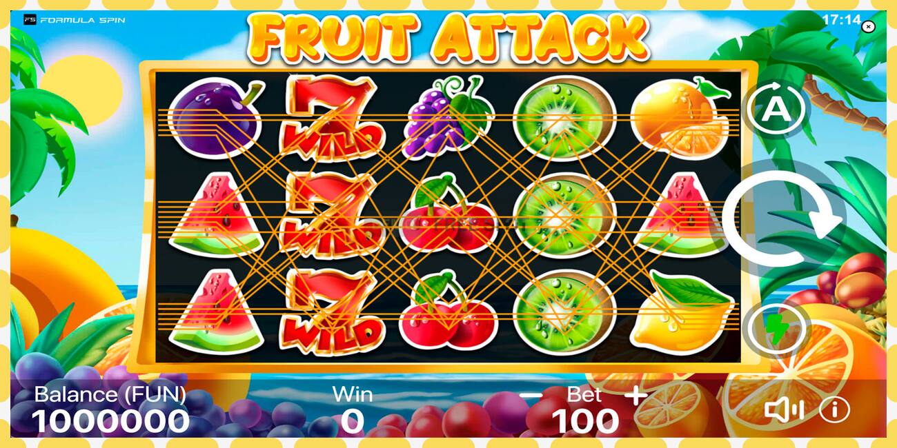 ဒီမိုအထိုင် Fruit Attack အခမဲ့နှင့်မှတ်ပုံတင်ခြင်းမရှိဘဲ, ပုံ - ၁