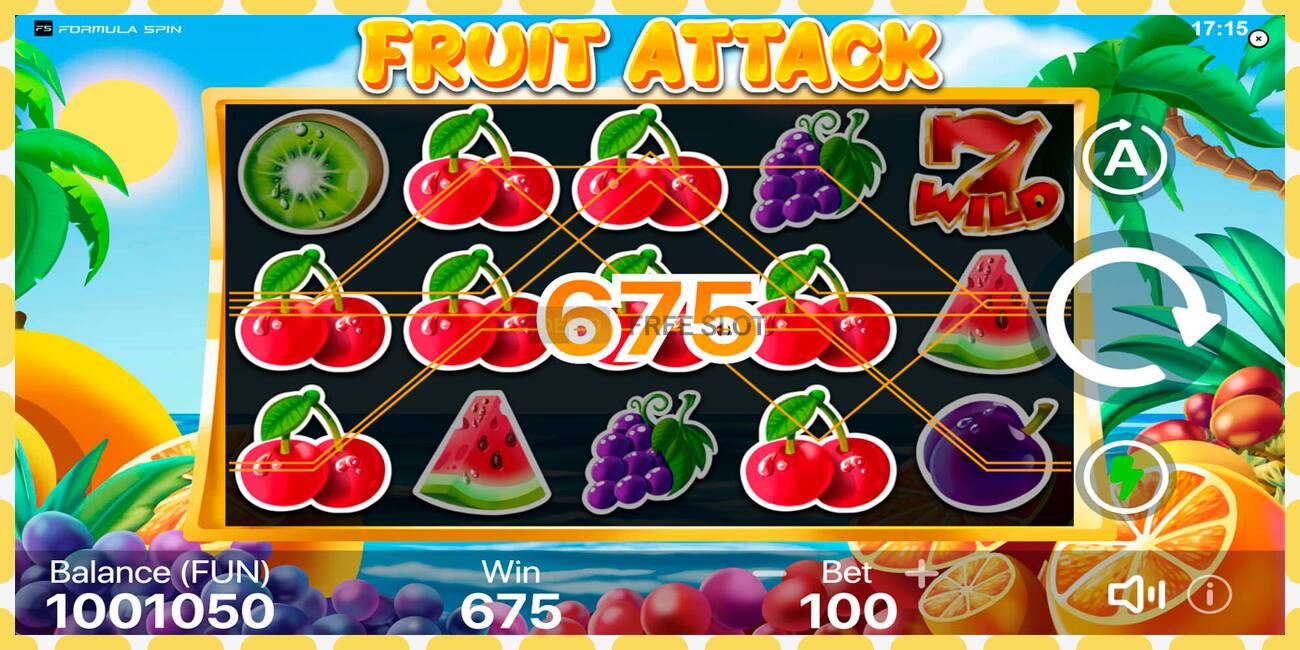 ဒီမိုအထိုင် Fruit Attack အခမဲ့နှင့်မှတ်ပုံတင်ခြင်းမရှိဘဲ, ပုံ - ၁