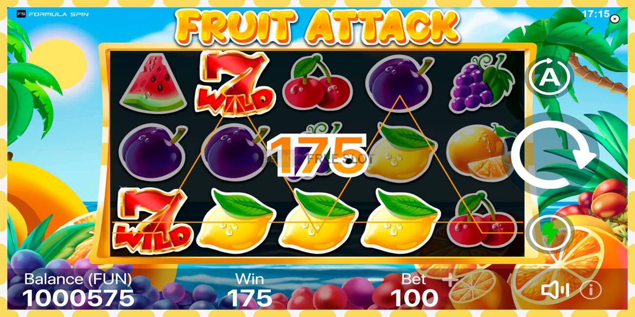 ဒီမိုအထိုင် Fruit Attack အခမဲ့နှင့်မှတ်ပုံတင်ခြင်းမရှိဘဲ, ပုံ - ၁