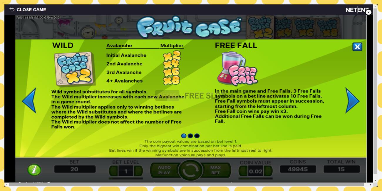 Demo slot Fruit Case free and without registration, picture - 1