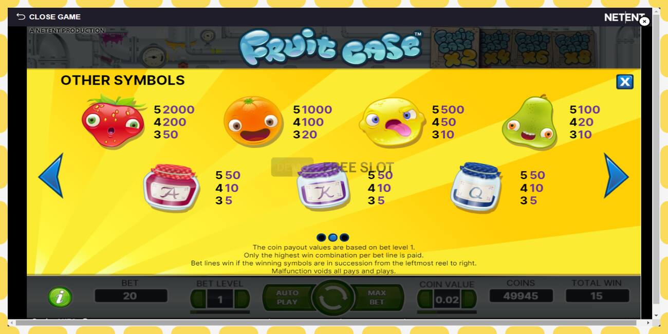 Demo slot Fruit Case free and without registration, picture - 1