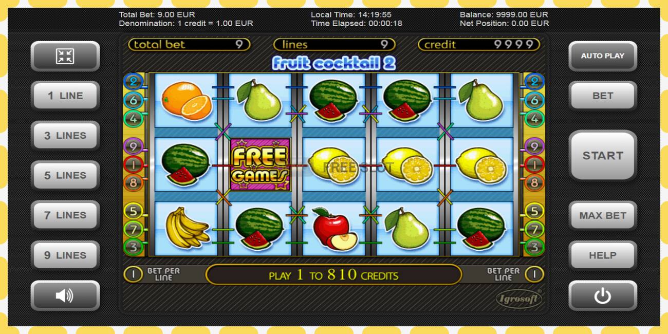 Demo slot Fruit Cocktail 2 free and without registration, picture - 1