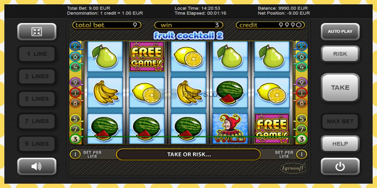 Demo slot Fruit Cocktail 2 free and without registration, picture - 1