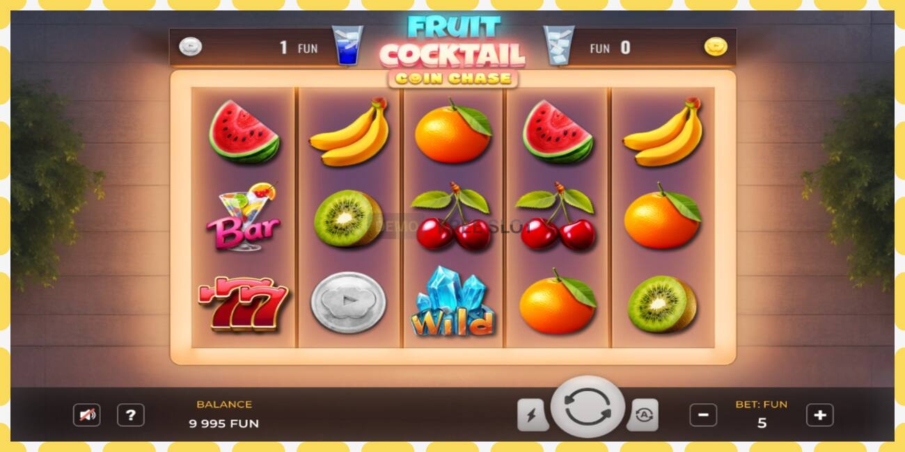 डेमो स्लॉट Fruit Cocktail Coin Chase विनामूल्य आणि नोंदणीशिवाय, चित्र - १