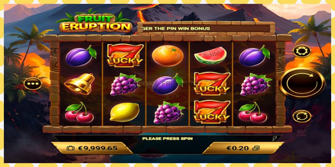 Demo slot Fruit Eruption gratis och utan registrering, bild - 1