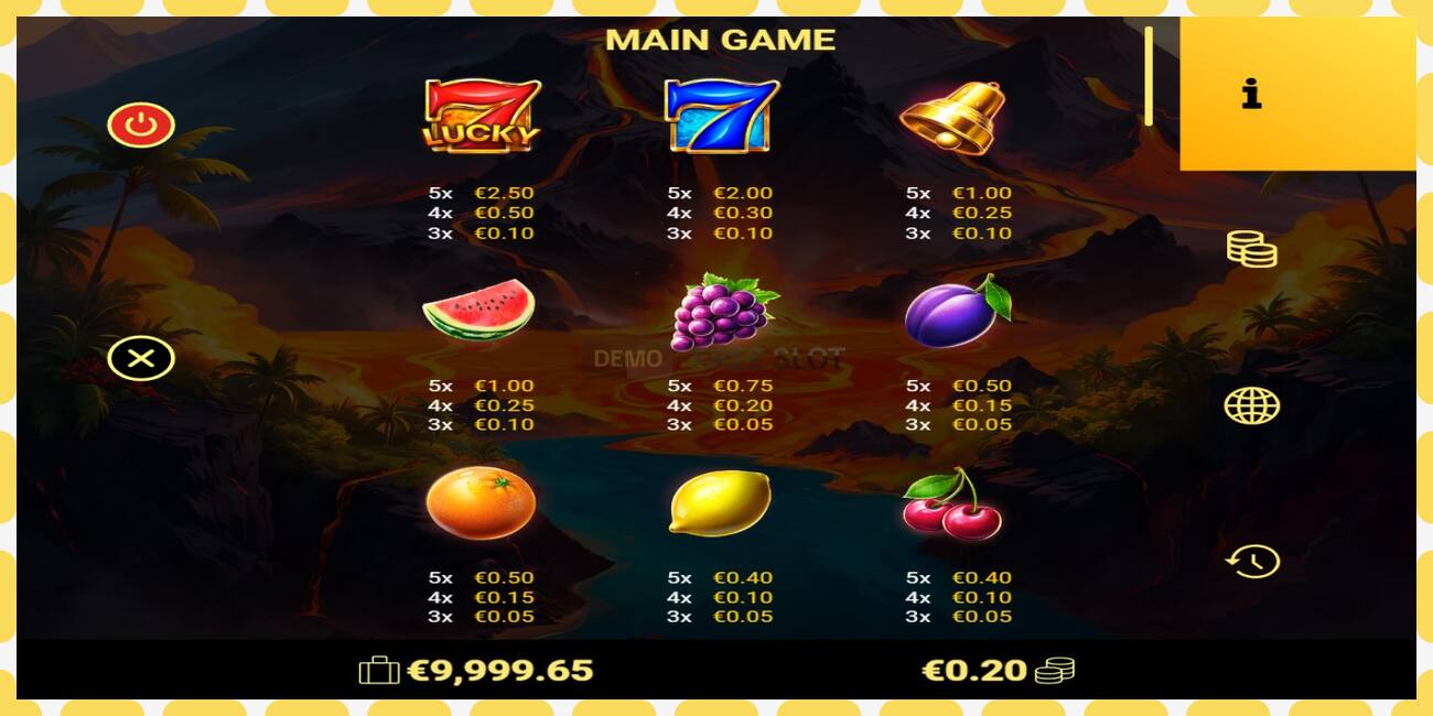 Demo slot Fruit Eruption gratis och utan registrering, bild - 1