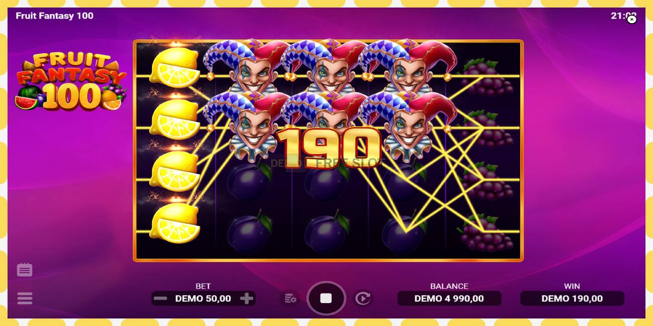 Demo slot Fruit Fantasy 100 zadarmo a bez registrácie, obrázok - 1