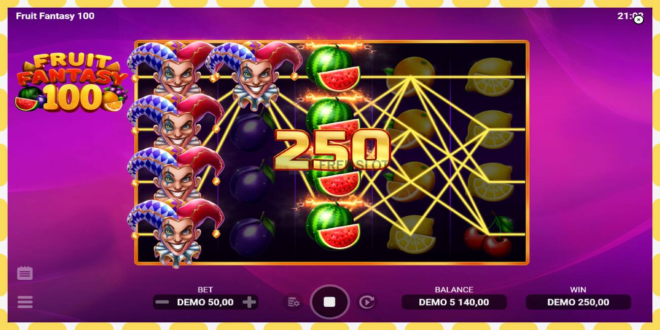 Slot për demonstrim Fruit Fantasy 100 falas dhe pa regjistrim, foto - 1