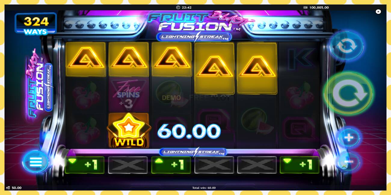 Demo-spor Fruit Fusion Blast Lightning Reels gratis og uten registrering, bilde - 1