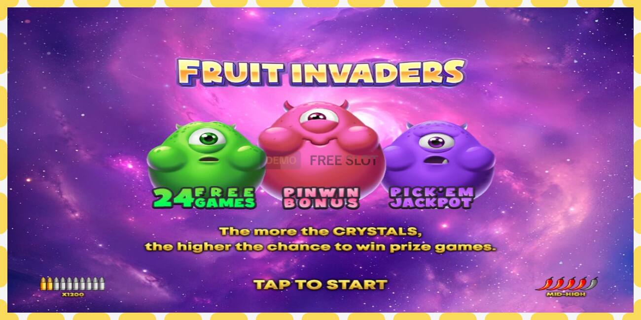 Demo slot Fruit Invaders free and without registration, picture - 1