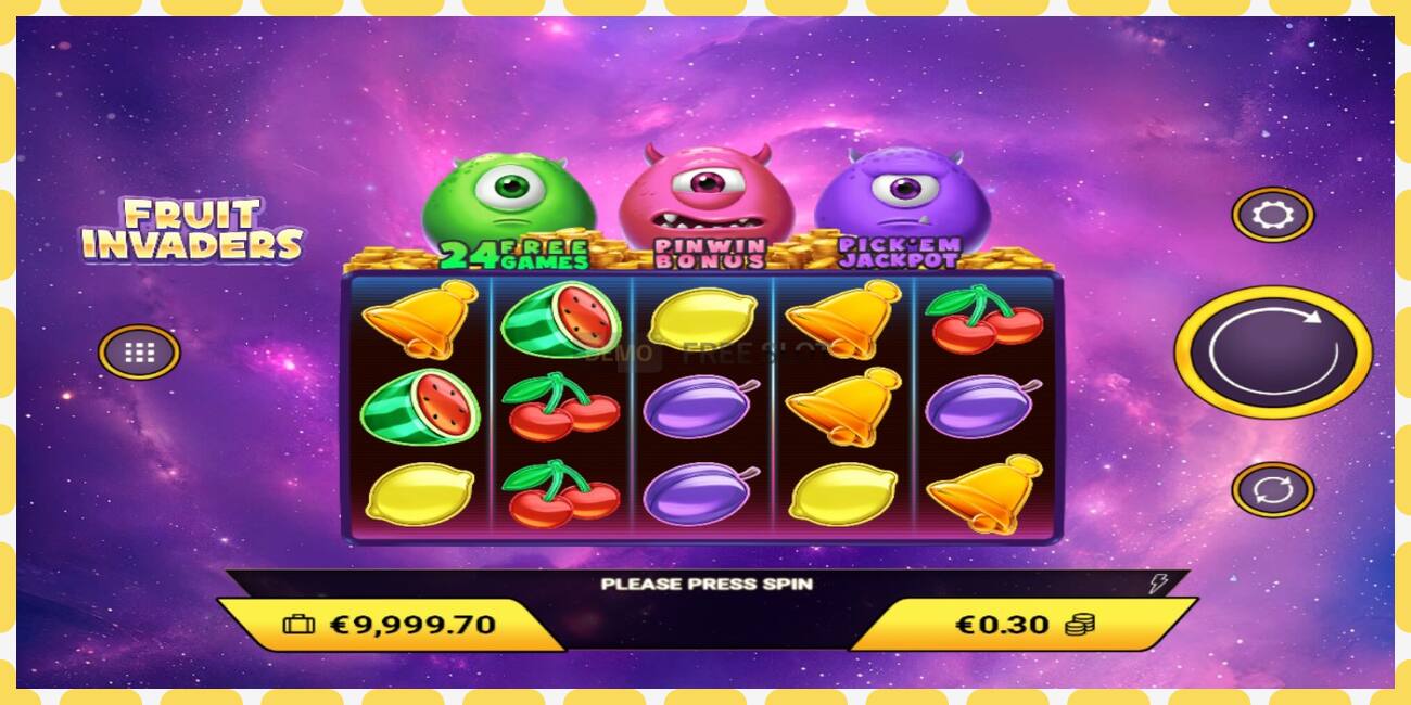 Demo slot Fruit Invaders free and without registration, picture - 1