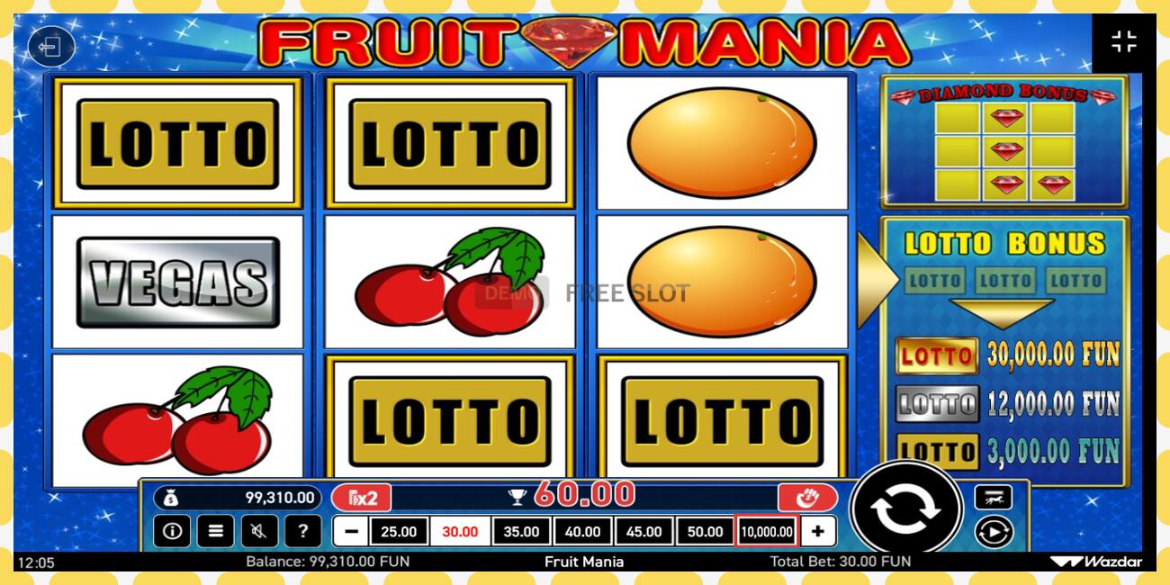 Demo slot Fruit Mania free and without registration, picture - 1