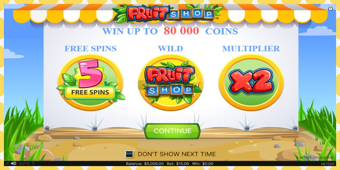 Demo slot Fruit Shop free and without registration, picture - 1