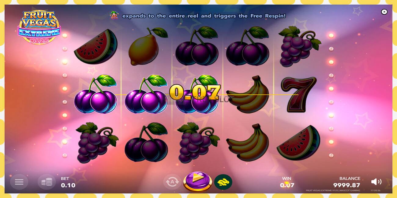 Demo slot Fruit Vegas Extreme x125 free and without registration, picture - 1