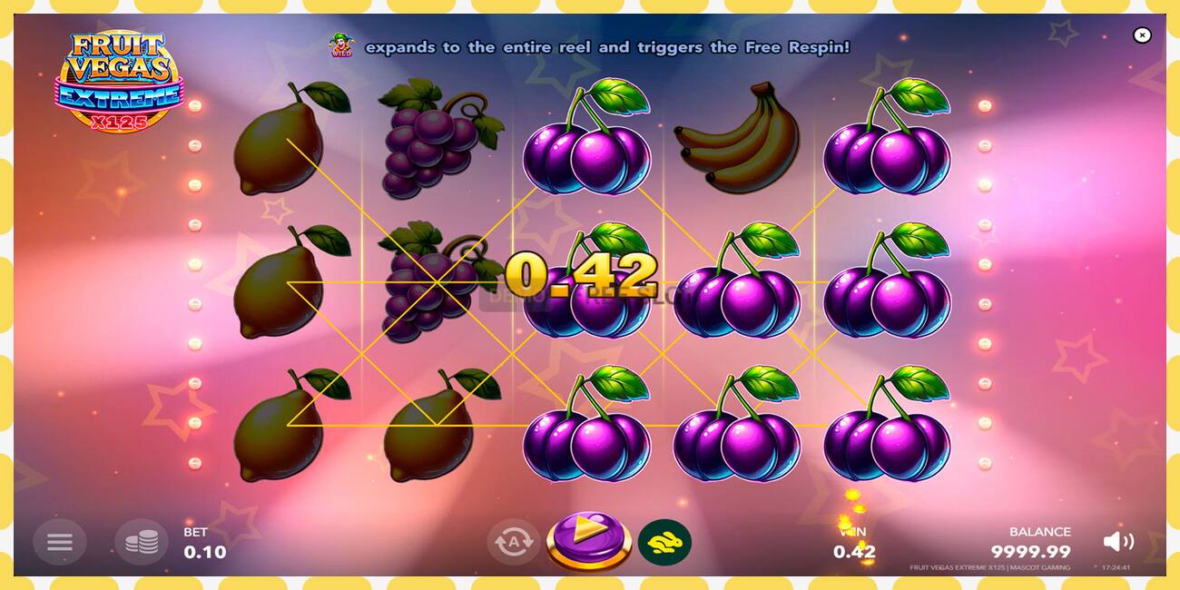 Demo slot Fruit Vegas Extreme x125 free and without registration, picture - 1