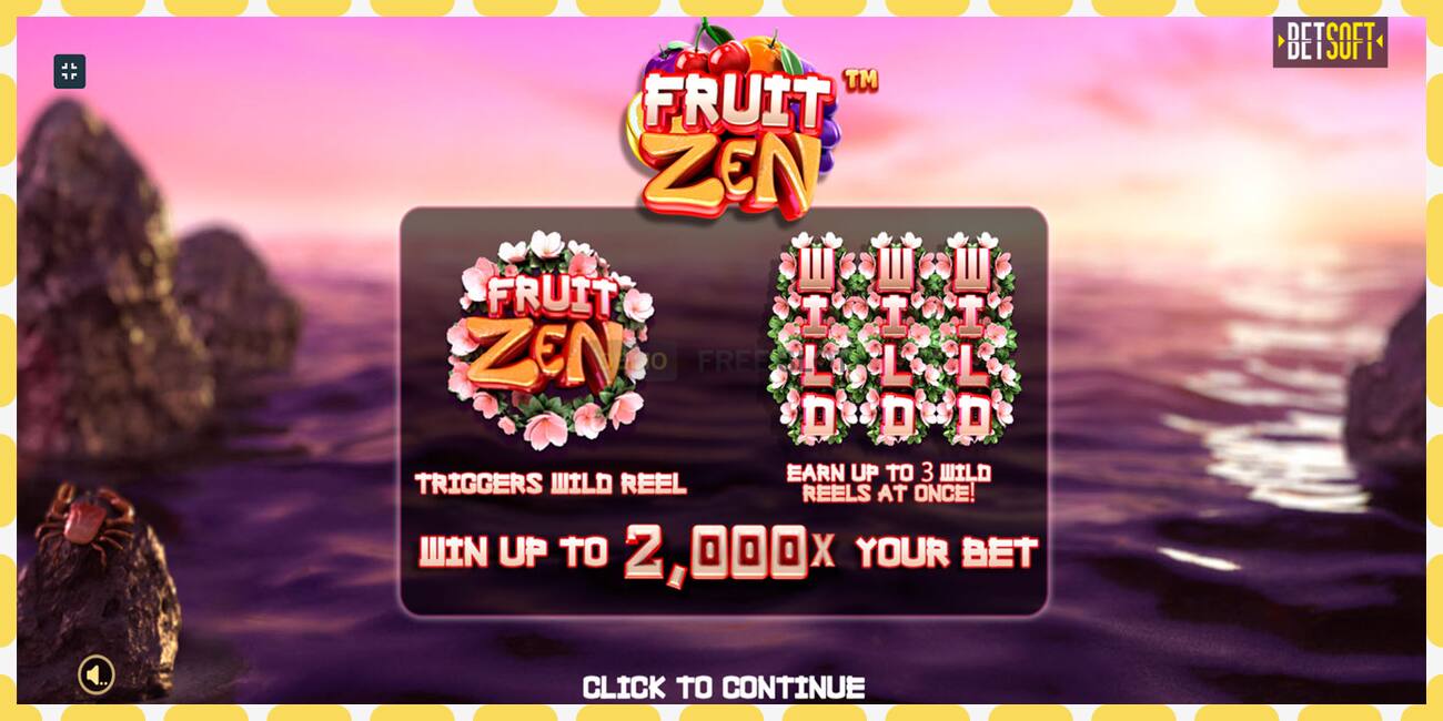 Demo slot Fruit Zen free and without registration, picture - 1