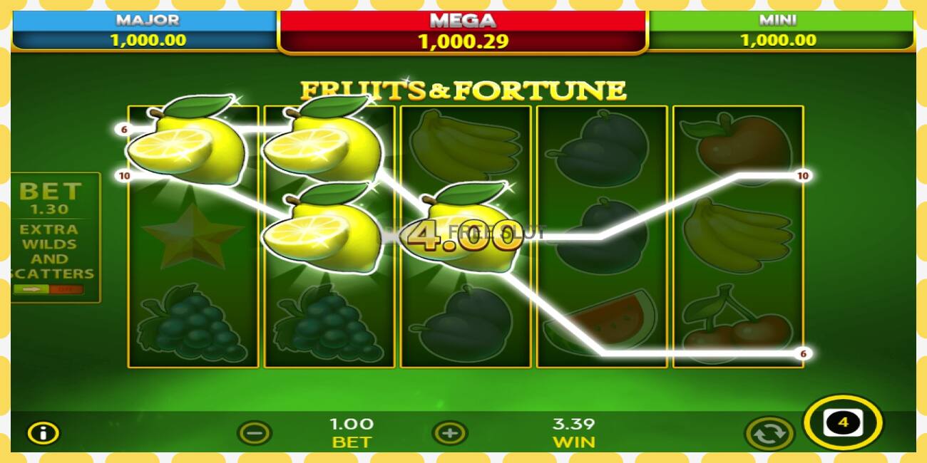 Demo slot Fruits & Fortune free and without registration, picture - 1