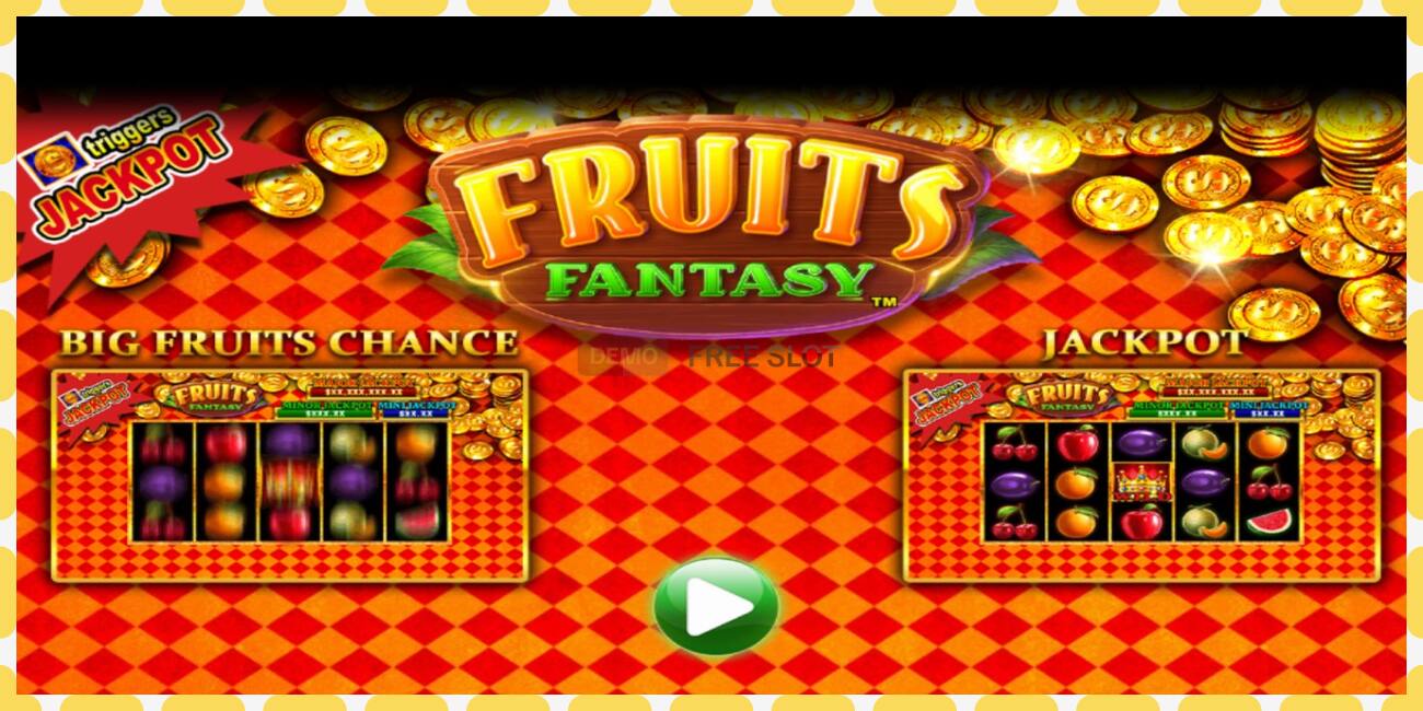 Yanayopangwa demo Fruits Fantasy bure na bila usajili, picha - 1