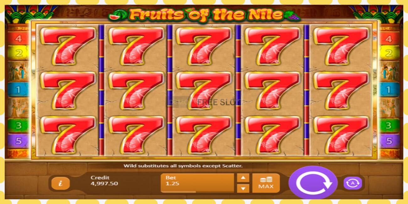 Demo slot Fruits of the Nile free and without registration, picture - 1