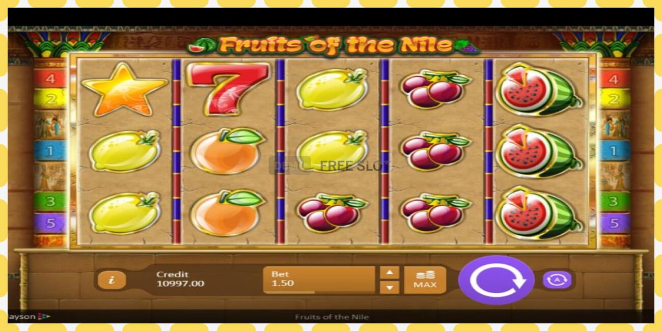 Demo slot Fruits of the Nile free and without registration, picture - 1