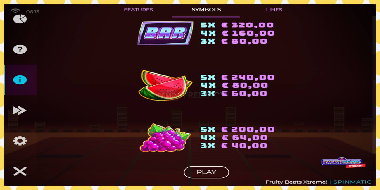 Demo-spor Fruity Beats Xtreme gratis og uten registrering, bilde - 1