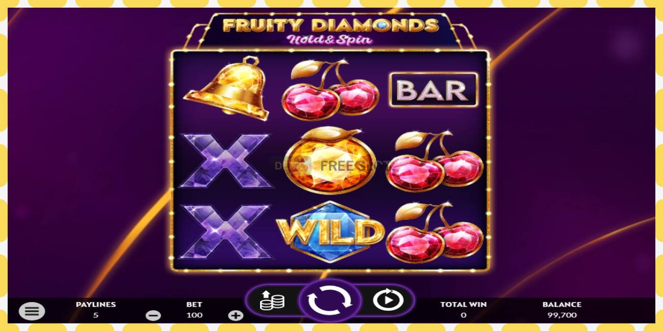 Slot dimostrativo Fruity Diamonds gratuito e senza registrazione, immagine - 1