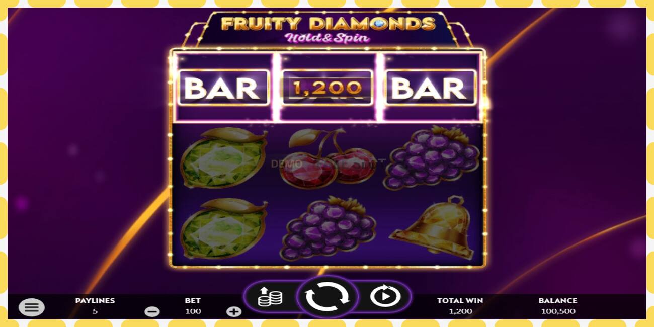 Slot dimostrativo Fruity Diamonds gratuito e senza registrazione, immagine - 1