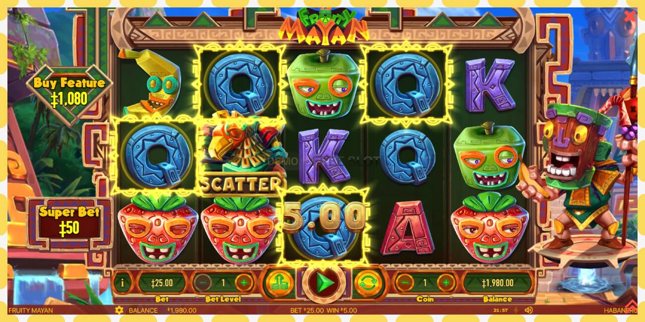 Demo slot Fruity Mayan zadarmo a bez registrácie, obrázok - 1