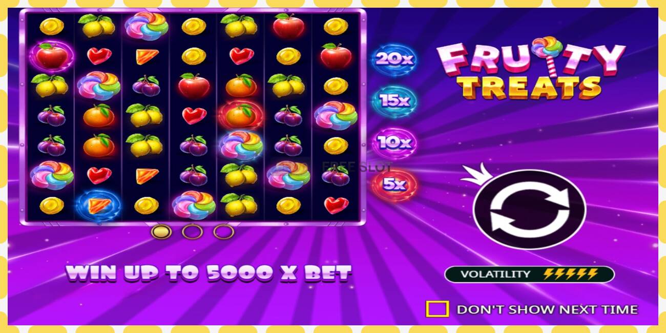 Demo-spor Fruity Treats gratis og uten registrering, bilde - 1