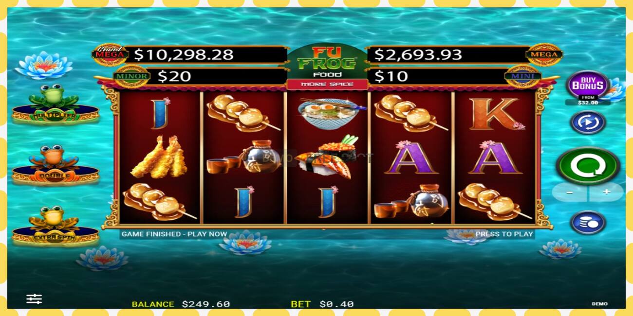 Demo slot Fu Frog Food free and without registration, picture - 1