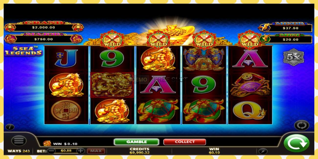 Demo slots Fu Lai Cai Lai 5 Sea Legends bezmaksas un bez reģistrācijas, attēlu - 1