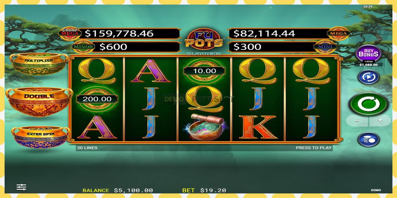 Demo slots Fu Pots Summer bezmaksas un bez reģistrācijas, attēlu - 1